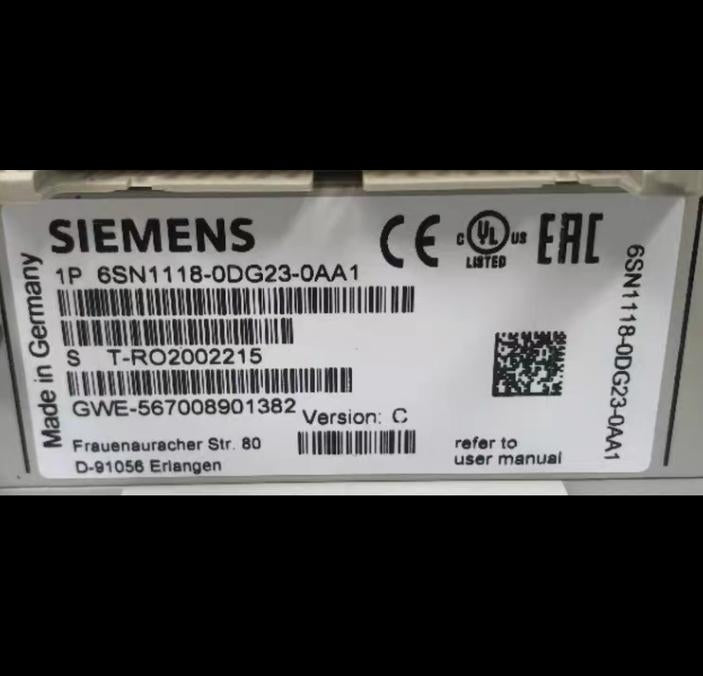Simodrive 6SN1118-0DG23-0AA1 C Simodrive 6SN1118-0DG23-0AA1 A