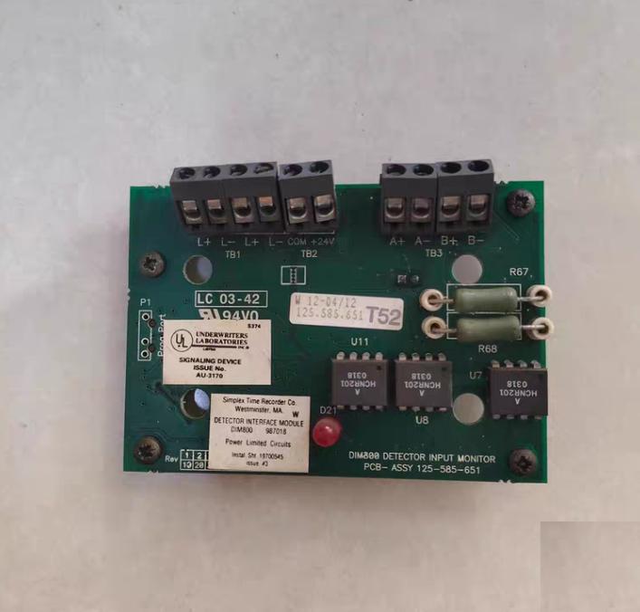 Simplex DIM800 PCB-ASSY 125-585-651