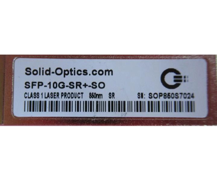 SFP-10G-SR-SO 10GBase-SR 850nm 300m