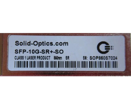 SFP-10G-SR-SO 10GBase-SR 850nm 300m