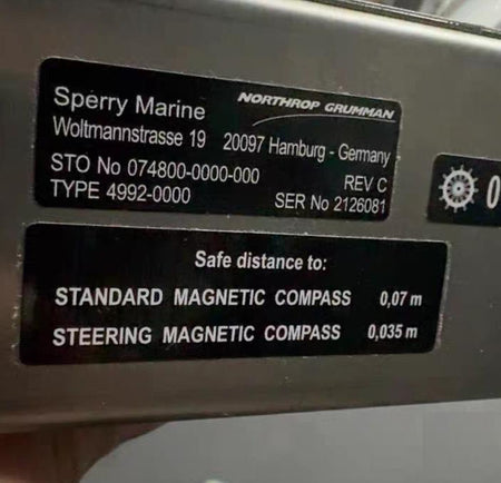 Sperry Marine RS422 TYPE 4992-0000