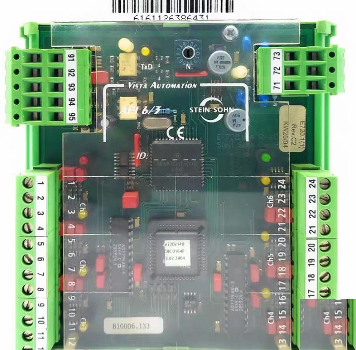 Stein Sohn Analog PT100 Input API 6 3 PCB Card Module F102002 A