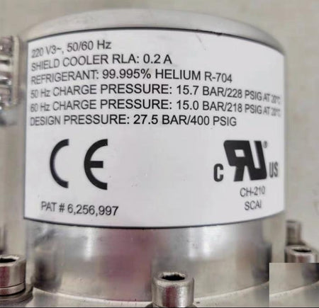 Sumitomo CH-210 266266A Cold Head Superior Cryo Cooler Cryogenic Type SS242-10148 10