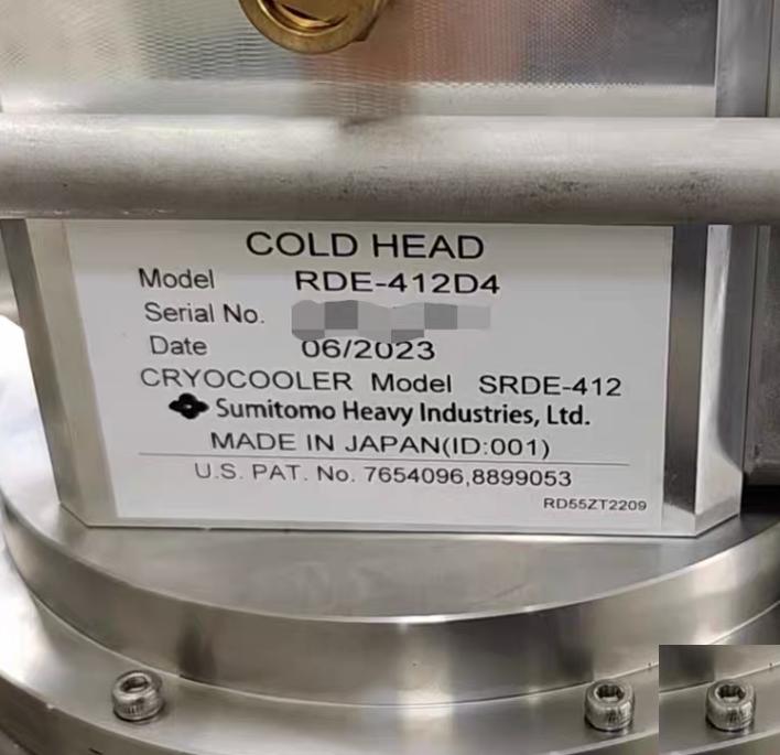 Sumitomo RDE-412D4 4K The RDE-412D4 two-stage Gifford-McMahon Cryocooler is one of SHI s mid-capacity 4K Cryocoolers with a second-stage capacity of 1 25 W 4 2 K 50 60 Hz
