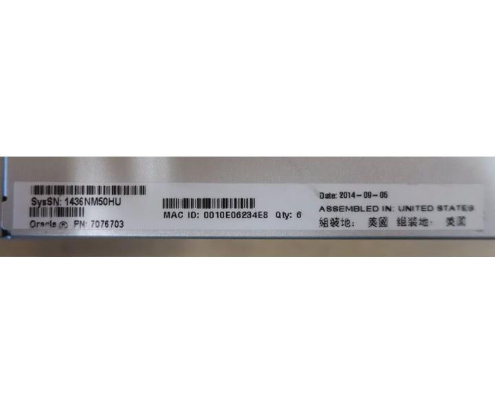 X4-2L E5-2630v2 6GHz 96GB