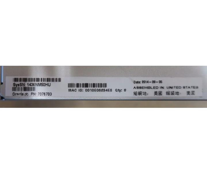 X4-2L E5-2630v2 6GHz 96GB 800GB