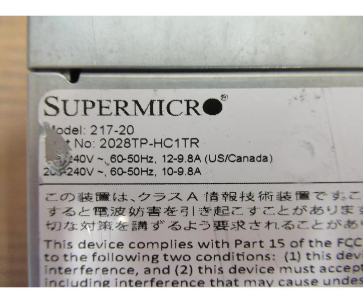 2028TP-HC1TR X10DRT-PT E5-2680V3 2048GB