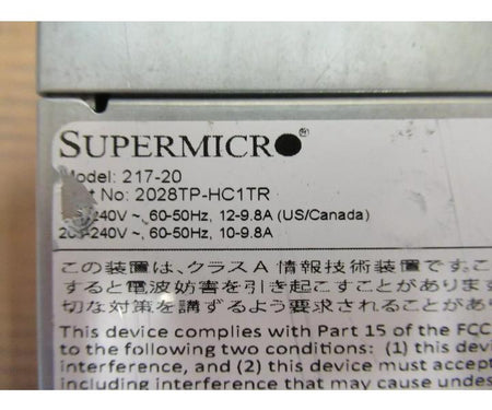 2028TP-HC1TR X10DRT-PT E5-2680V3 2048GB