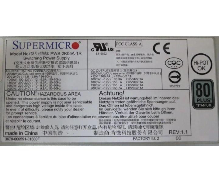 CSE-417 E5-2600v3 X10DRG-0T CX516A