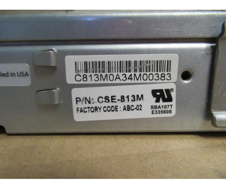 CSE-813M Quad-Core 4-Bay E5506 13GHz