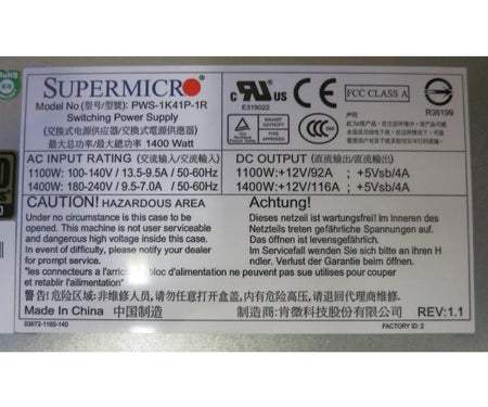 PWS-1K41P-1R 1400W