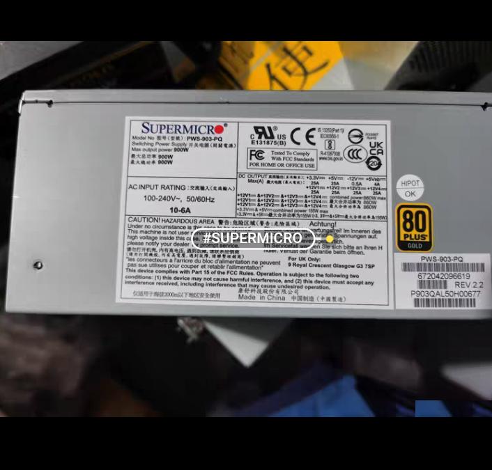 Supermicro PWS-903-PQ900W 80PLUS 24 8 8 4 2 8pin 1