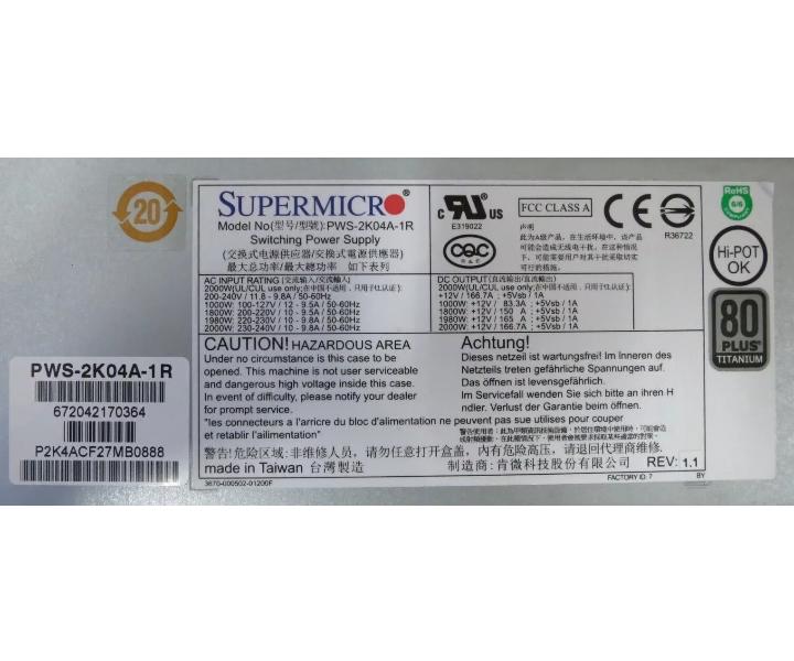 2028TP-HCITR 4-Node E5-V3 X10DRT-PT 24x2