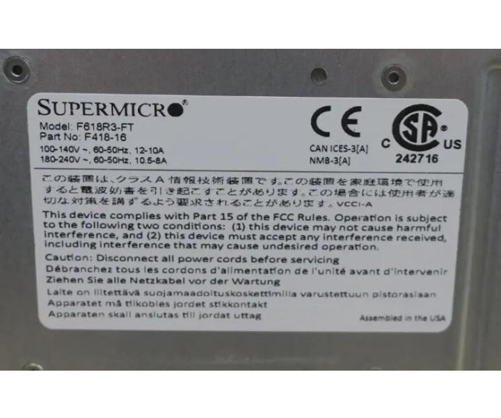 F618R3-FT CSE-418 8-Node X10DRFF