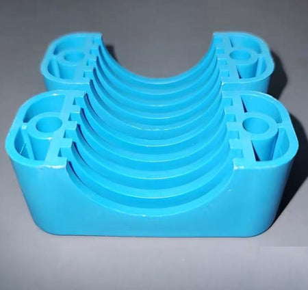 Swagelok 304-S6-PP-24P 1 1 2 in 304-S6-PP-24P 176 66 Bolted Plastic Clamp Pipe Support Kit 1 1 2 in Pipe Size Polypropylene Support Body