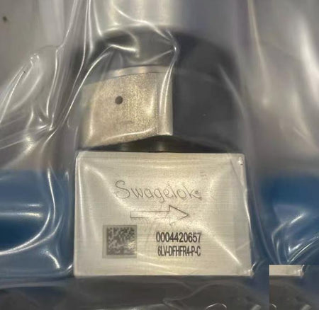 Swagelok 6LV-DFHFR4-P-C 1 316L VAR UHP 1 4 in HVCR SC-01 NC 6LV-DFHFR4-P-C 7 992 61 316L VAR UHP High Flow Diaphragm Sealed Valve 1 4 in Female Swagelok HVCR Fitting SC-01 Cleaned NC Actuator