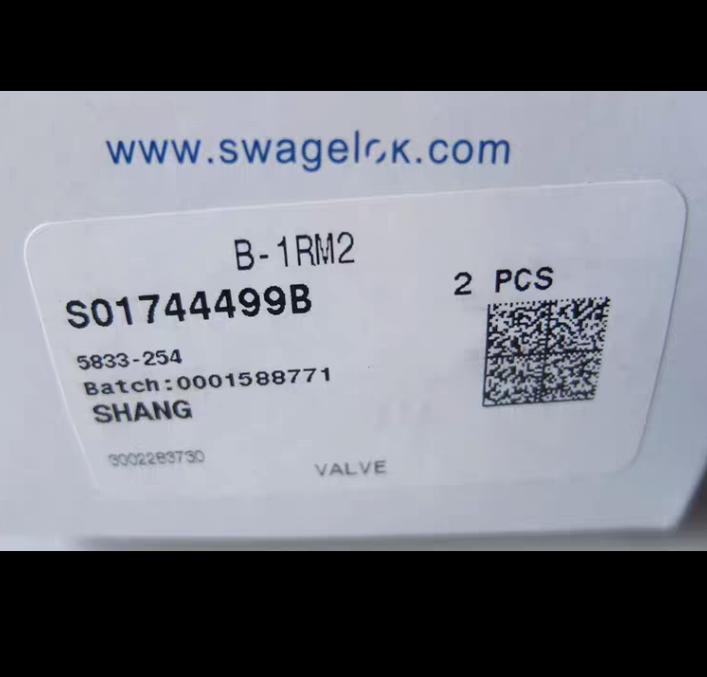 Swagelok B-1RM2 0 37 Cv 1 8 in NPT Brass Integral Bonnet Needle Valve 0 37 Cv 1 8 in MNPT Regulating Stem 2
