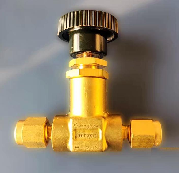 Swagelok B-2JN JN Needle Valve 12 Brass Screwed-Bonnet Needle Valve 1 8 in Swagelok Tube FittingB-2JN2 1 B-4JN2 1 B-2 4JN1 1 4 Ferrule 1 8 MNPT