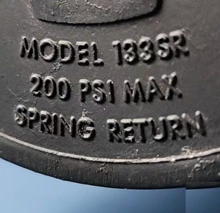 Swagelok MS-133-SR MS-133-SR 5 129 56 CLEANING PROCESS Standard Cleaning and Packaging SC-10 ACTUATION RANGE 90 ActuationACTUATOR AIR DISPLACEMENT VOLUME IN 3 CM3 4 9 80 3 ACTUATOR OPERATION MODE Spring Return