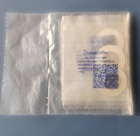 Swagelok SS-12-VCR-2-60M 8 Manufactured By SWAGELOKManufacturer Part Number SS-12-VCR-2-60MPackaging Sold IndividuallyDescription 316L Stainless Steel VCR Face Seal Fitting 3 4 in Silver Plated Snubber Gasket 60 Micron
