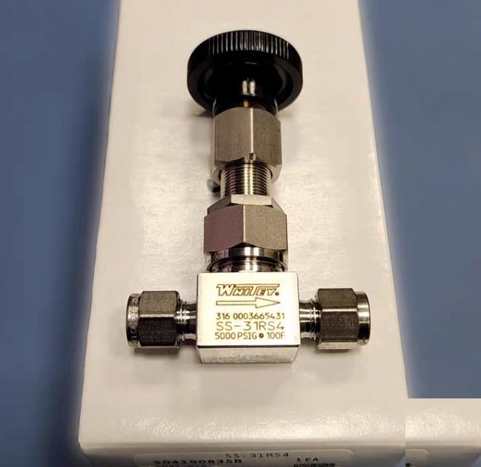 Swagelok SS-31RS4 4 Swagelok B-31RS4 3 Swagelok Whitey 5000 psig 344 bar 1 4 in SS-31RS4 2 589 70 Stainless Steel Medium Flow High Pressure 5000 psig 344 bar Metering Valve 1 4 in Swagelok Tube Fitting