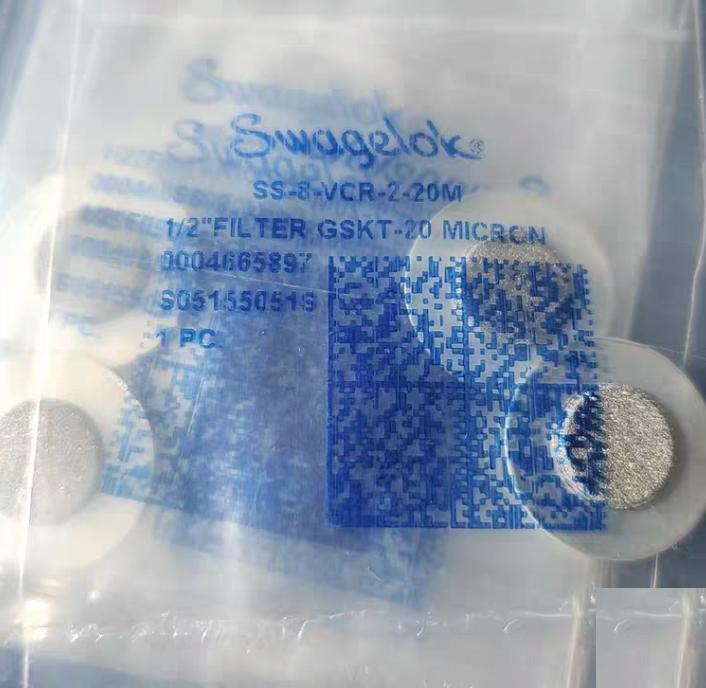 Swagelok SS-8-VCR-2-60M 316L Stainless Steel VCR Face Seal Fitting 1 2 in Silver Plated Snubber Gasket Non-Retained Style 60 Micron SS-8-VCR-2-60M 320 SS-8-VCR-2-20M 20 SS-12-VCR-2-60M 5 648RMB