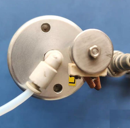 Swagelok SS-HBVCR4-CM Stainless Steel High Pressure Bellows Sealed Valve 1 4 in Male Swagelok VCR Fitting NC Actuator with an Unknown Indicator Switch or not 1 4 in VCR