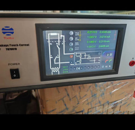 TAIGE TG76010 - IEC60990-1999 GB T12113-2003 L 1- L 6 USB 256 TFT LCD 6 3 DC 1MHz RMS DC PEAK EUT EUT