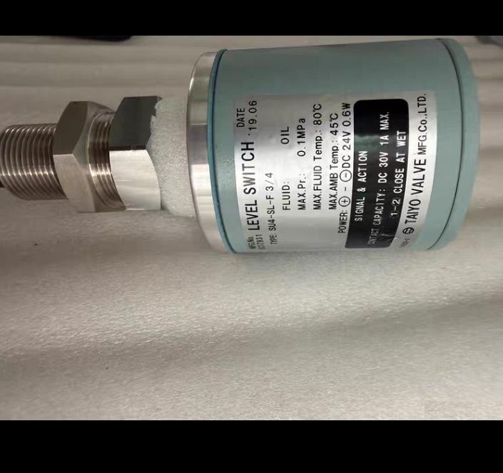 TAIYO VALVE LEVEL SWITCH SU4-SL-F 3 4MAN B W NON FLOW ALARM SWITCH