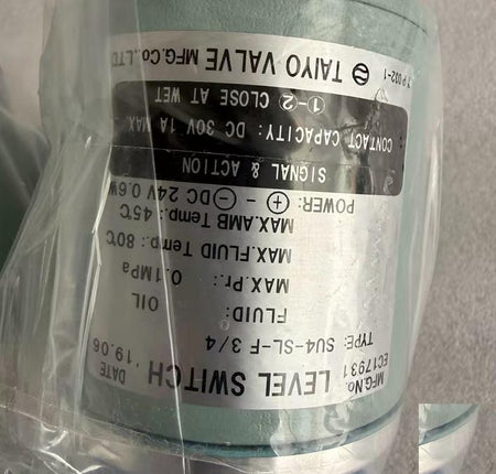 TAIYO VALVE SU4-SL-F 3 4 SU4-SL-F 1 2 0 1MPa 80℃ 40℃ DC24V DC30V 1A 2