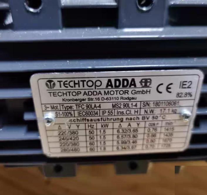 TECHTOP ADDA MOTOR TFC90LA4MS290L14