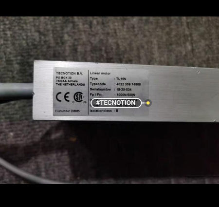 TECNOTION B V TL15N Typecode 4022 369 74606 400 Vac-3ph 1000N 500N 10 4 4 5 Arms B 1