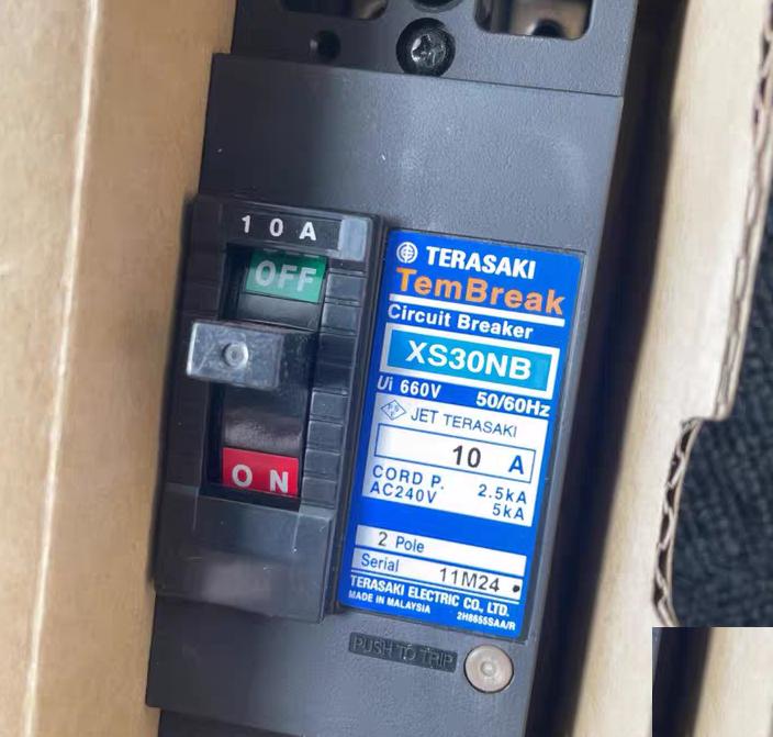 TERASAKI XS30NB 2P 10A AC240V 5kA