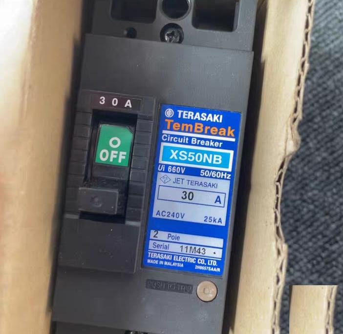 TERASAKI XS50NB 2P 30A AC240V 25kA