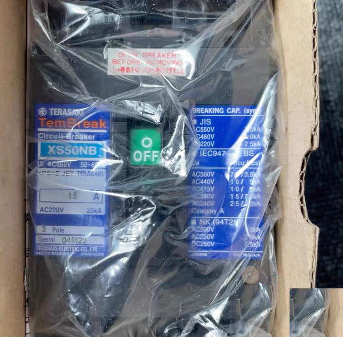 TERASAKI XS50NB 3P 15A AC220V 25KA