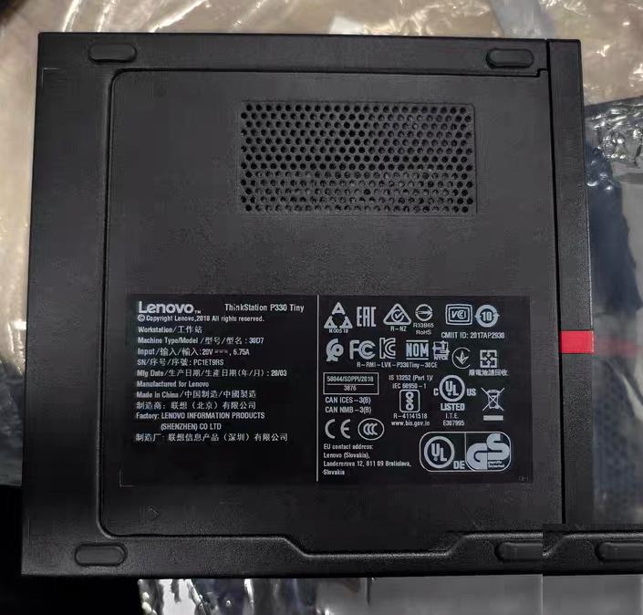 THINKSTATION P330 TINY 8-9 intel 2 DDR4 2