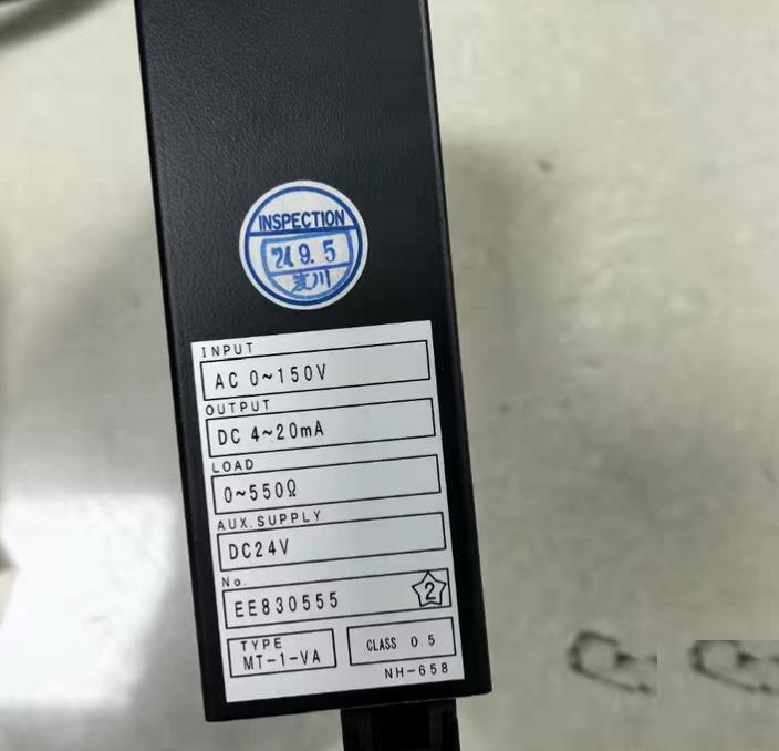 TOYO KEIKI MT-1-VA AC 0-150V DC 4-20mA 0-550Ω DC24V EE830555