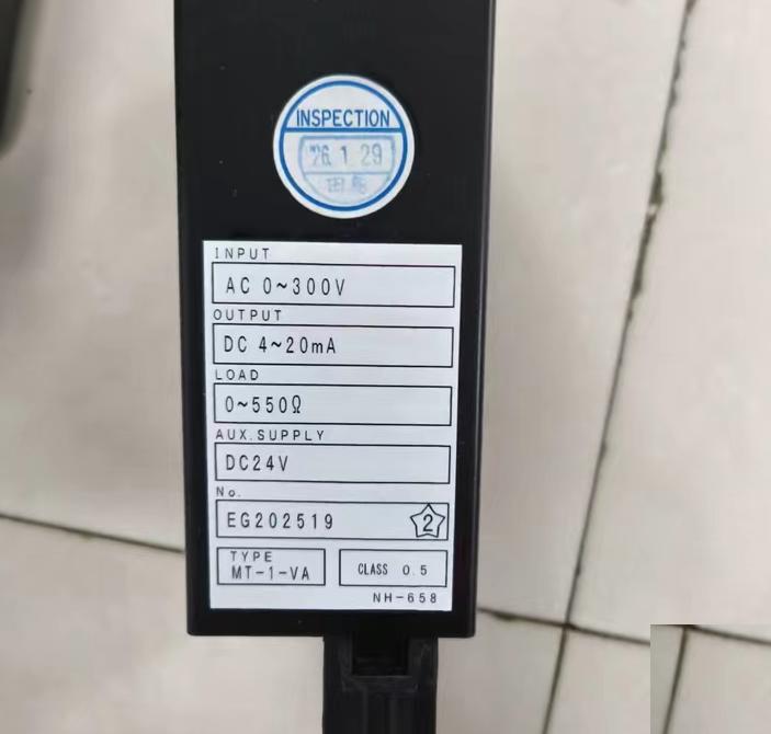 TOYO KEIKI MT-1-VA MT-1-VA AC 0-300V DC 4-20mA 0-550Ω DC24V