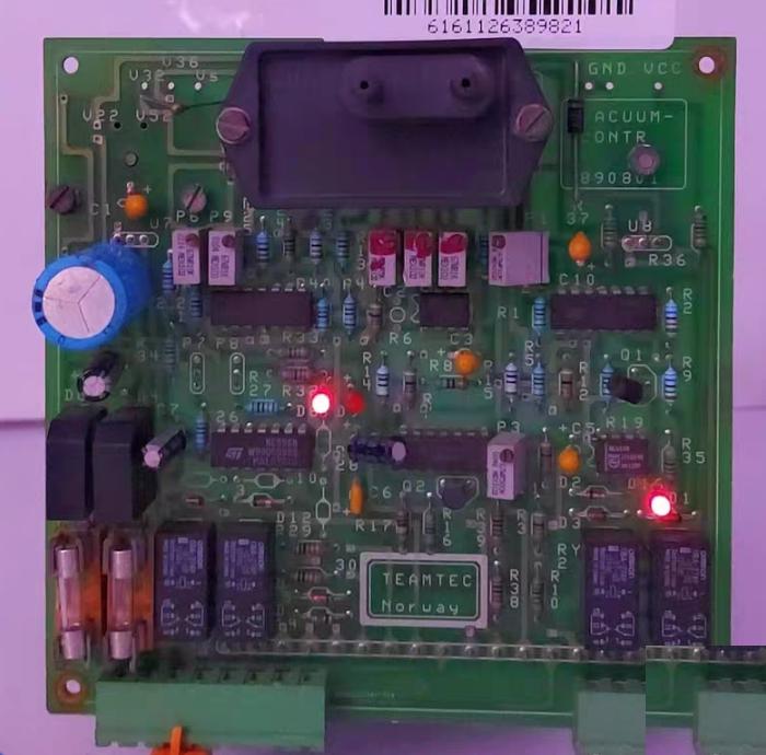 Teamtec Vacuum Control 890801 PCB Card