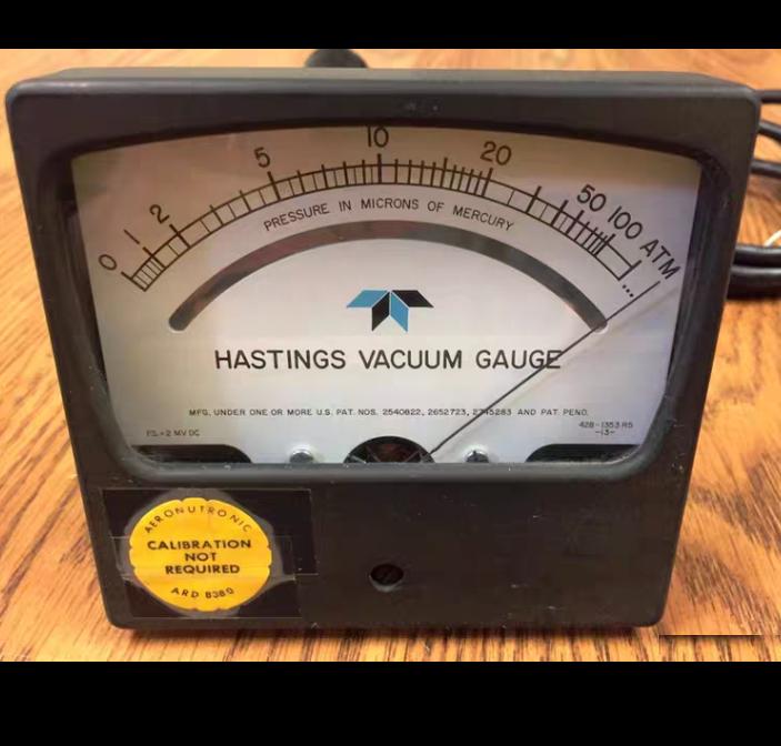 Teledyne Hastings VT-5 Analog Vacuum Gauge Controller w 8 Power Gauge Cables