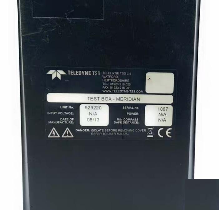 Teledyne TSS Test Box Meridian Unit 929220 SG Brown Marine Navigation