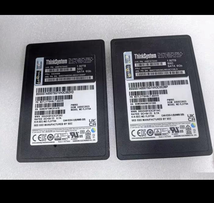 ThinkSystem PM893 1 92TB 2 5 U 2 NVMe