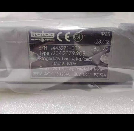 Trafag 904 2379 905 250V AC 15A 30V DC 15A 0 1-1 6MPaIP65