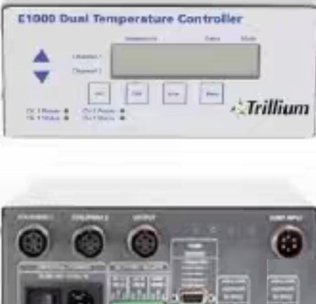 Trillium E1000 Dual Temperature Controller 110V 220V ⚠️ CTI 8043459G001 Austin 310 320 350 lakeshore 211 SI 1901