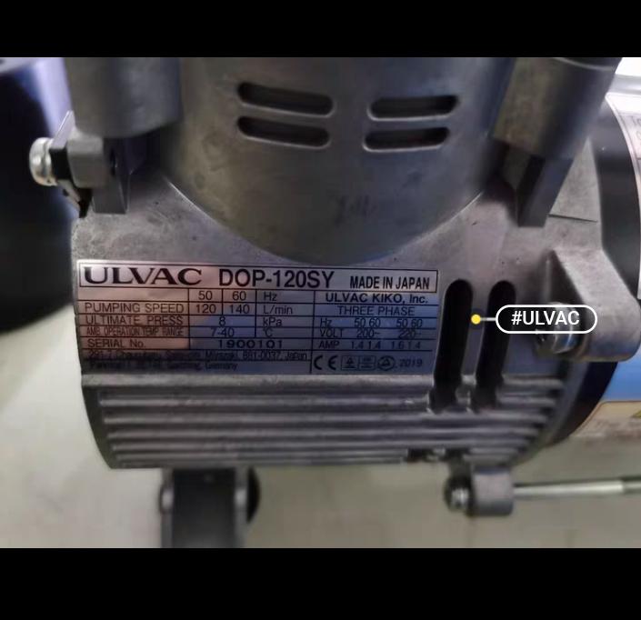 ULVAC DOP-120SY 200V 120L min 8kPa 1