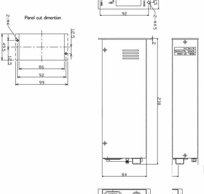 ULVAC GP-1000G PIRANI 350 450RMB