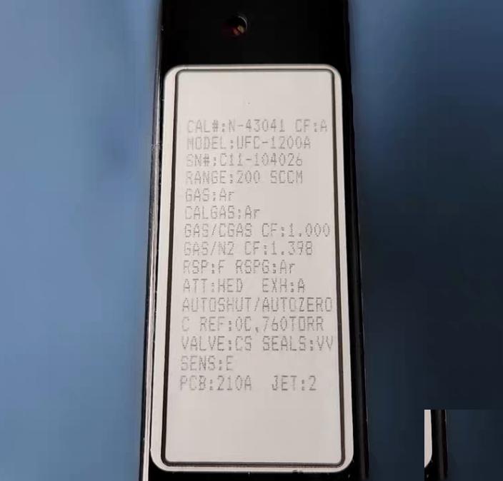 UNIT UFC-1200A 200 SCCM Ar 1