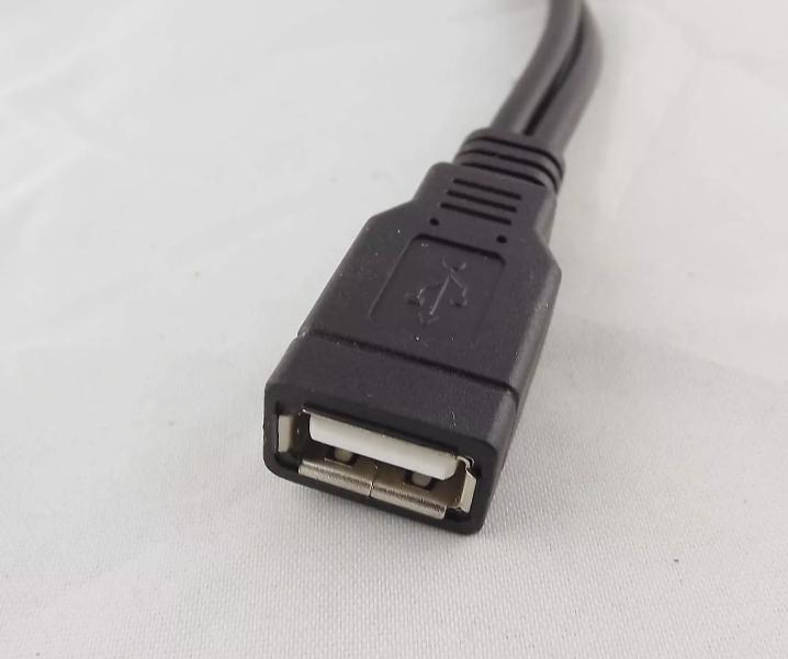 USB 2 0 A 1 Female To 2 A Male Y Splitter Data Charge Power Extension Cord Cable