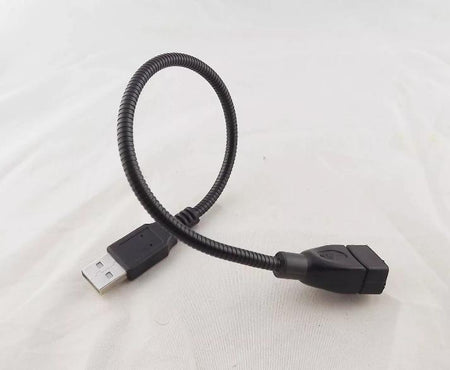 USB 2 0 A Male to Female Extension Data Charging Cable flexible Cord Black 1FT