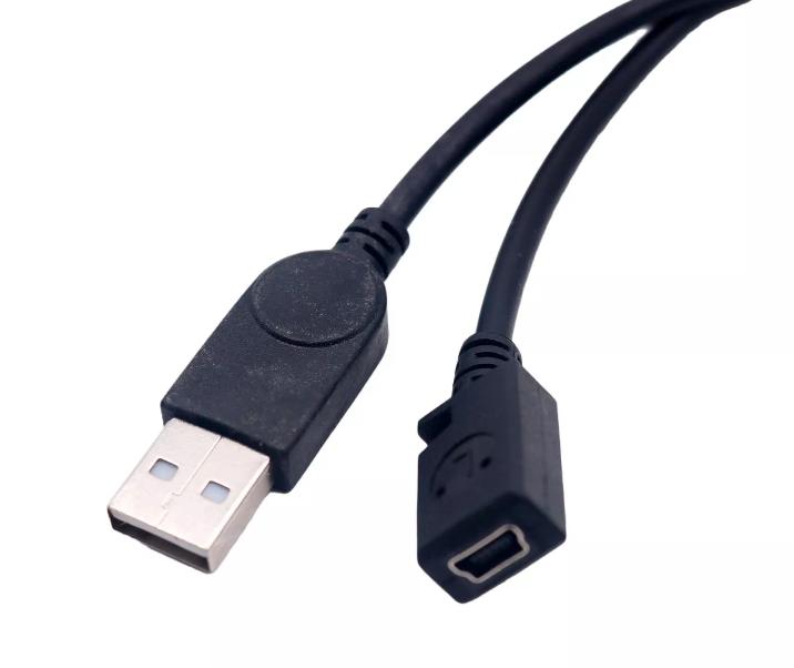 USB 2 0 A Male to Mini USB 5 Pin Female Data Charger Adapter Cable for GPS MP3
